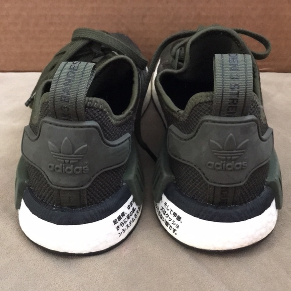 ADIDAS NMD OLIVE GREEN WOMEN SNEAKERS SIZE 5 US - Picture 4 of 7